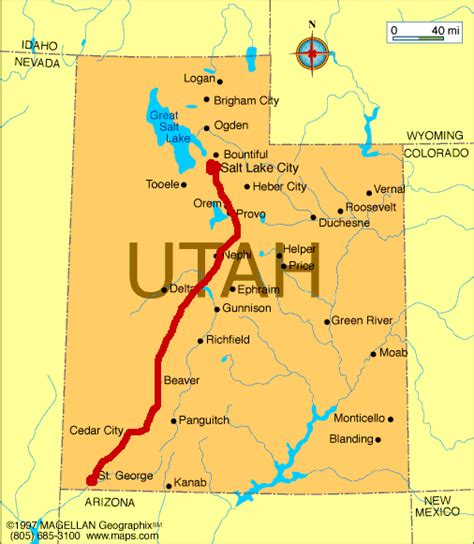 saint george utah map